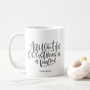 Taza De Café Negro todo lo que quiero para los Navidades es un