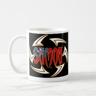 Taza De Café Negro tribal de Samoa