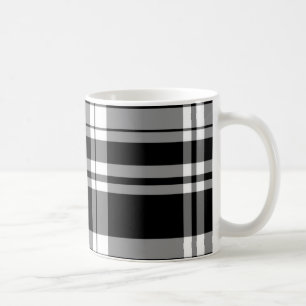 Taza De Café Negro y blanco