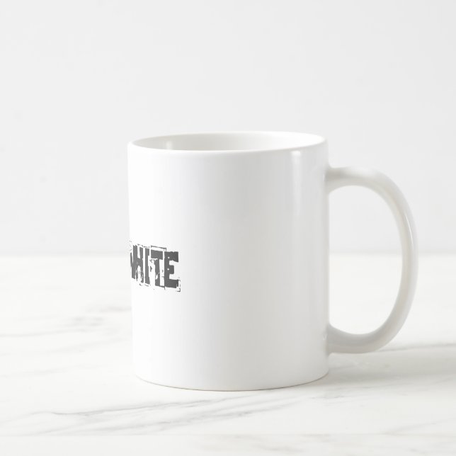 Taza De Café Negro Y Blanco (Derecha)