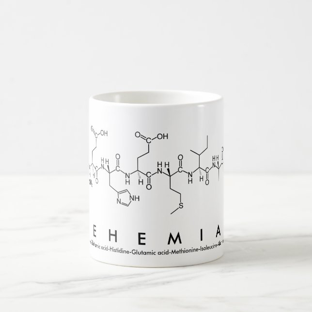 Taza De Café Nehemiah peptide name mug (Centro)