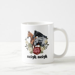 Taza De Café Neigh Funny Horses Graphic Dice