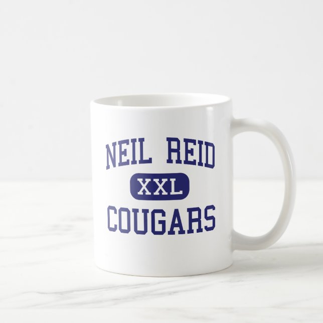 Taza De Café Neil Reid - pumas - alto - el municipio de Clinton (Derecha)