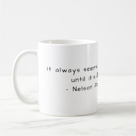 Taza De Café Nelson Mandela - Imposible
