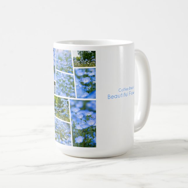 Taza De Café NEMOPHILA（Baby Blue Eyes） (Anverso derecho)