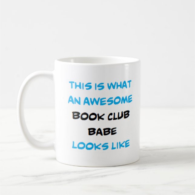 Taza De Café nena del club del libro, impresionante (Izquierda)