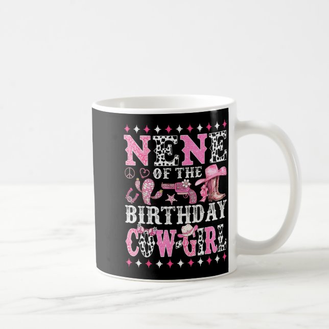 Taza De Café Nene Of The Birthday Cowgirl Rodeo Western Country (Derecha)
