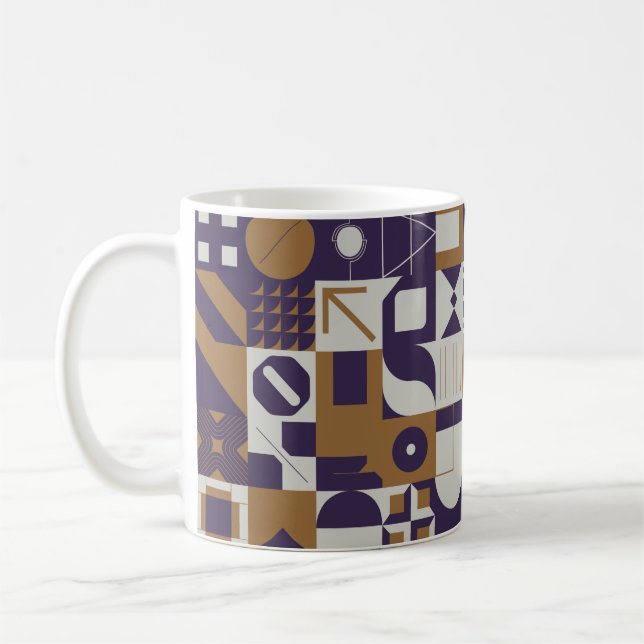 Taza De Café Neomodern aesthetics of brutalism design poster co (Izquierda)