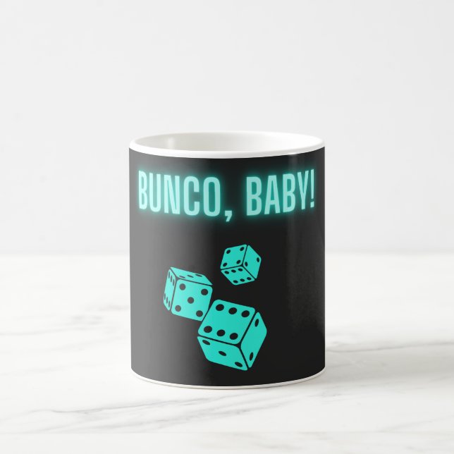 Taza De Café Neon Aqua Bunco Baby (Centro)