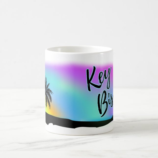 Taza De Café Neon Beach Skies En Key Biscayne (Centro)