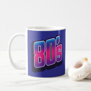 Taza De Café Neón de los años 80