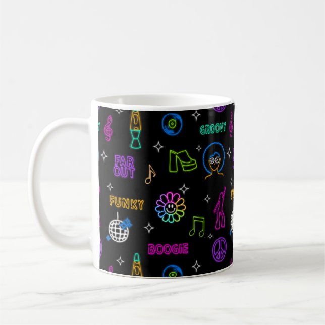 Taza De Café Neon Disco Coffee Mug (Izquierda)