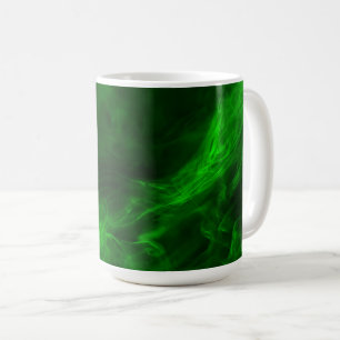 Taza De Café Neon Emerald Smoke