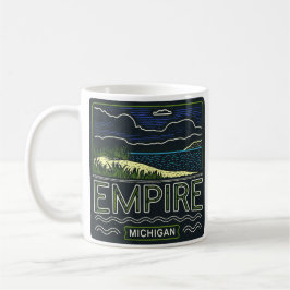 Taza De Café Neon Empire Michigan