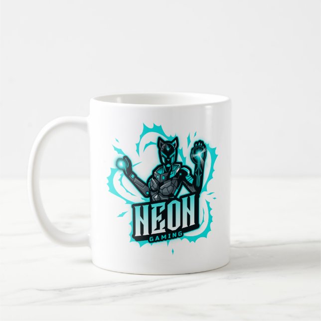 Taza De Café Neon Gaming (Izquierda)