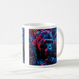 Taza De Café Neon Gorilla