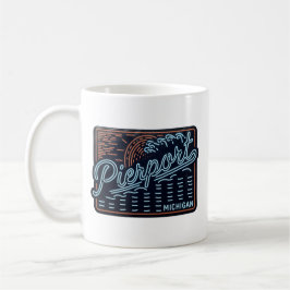 Taza De Café Neon Pierport Michigan
