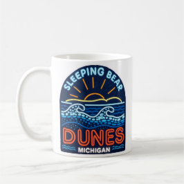 Taza De Café Neon Sleeping Bear Dunes Michigan