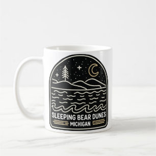 Taza De Café Neon Sleeping Bear Dunes Michigan