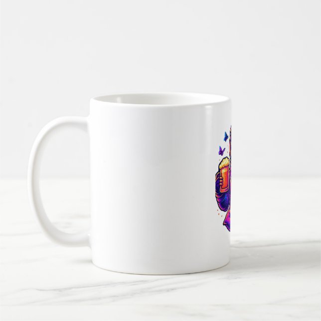 Taza De Café Neon Sloth � Don�t Hurry Essential T-Shirt (Izquierda)