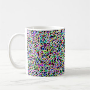 Taza De Café Neon Swirl 11oz Mug