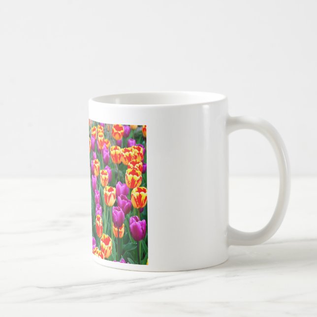 Taza De Café Neon Tulips Mug (Derecha)