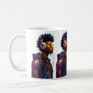 Taza De Café Neon Vibes: El ritmo artístico de las calles