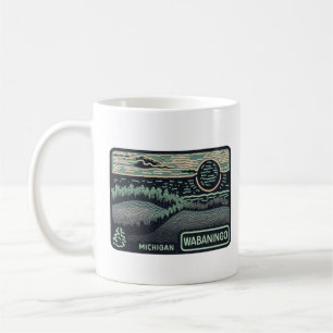 Taza De Café Neon Wabaningo Michigan