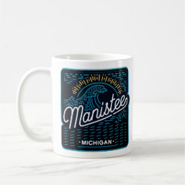 Taza De Café Neon Wave Manistee Michigan