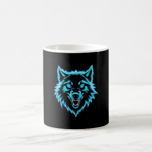 Taza De Café Neon Wolf