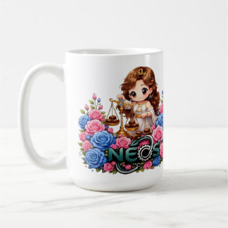 Taza De Café Neos Kawaii Zodiaco Libra