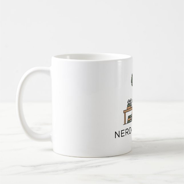 Taza De Café Nerd-a-Saurus (Izquierda)