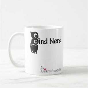 Taza De Café Nerd de pájaro y lechuza rosa