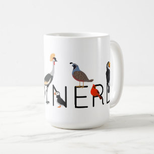 Taza De Café Nerdy Bird Nerd Coffee Mug