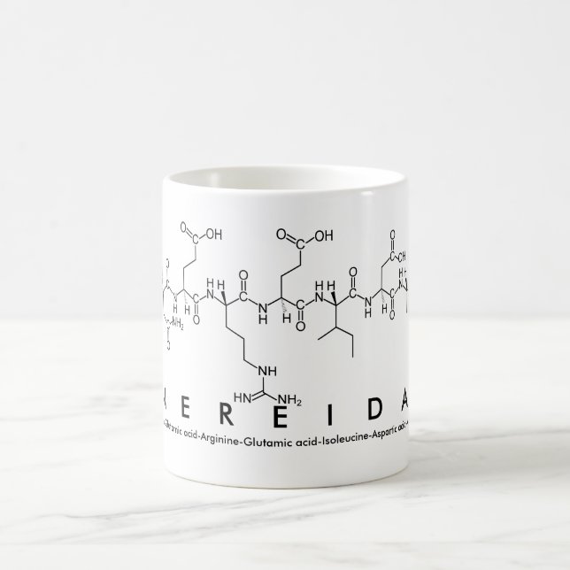 Taza De Café Nereida peptide name mug (Centro)
