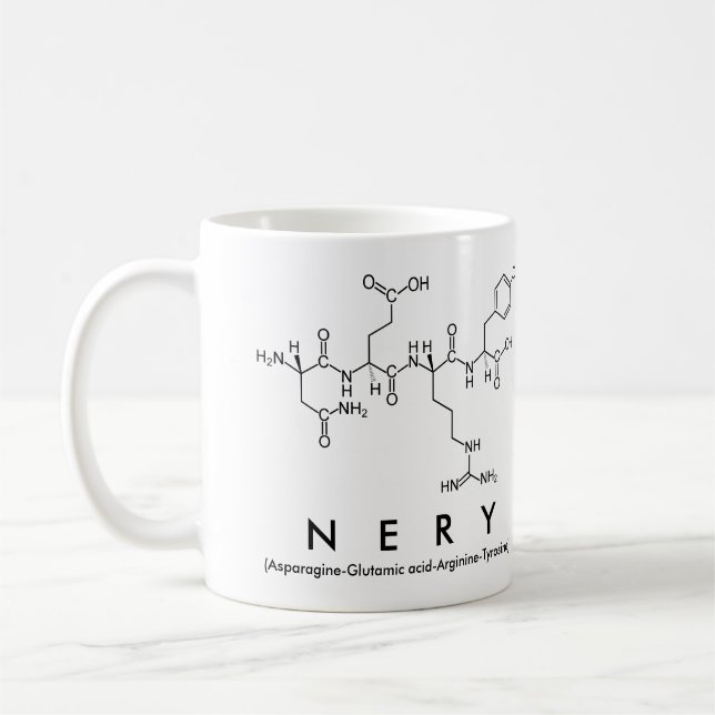 Taza De Café Nery peptide name mug (Izquierda)