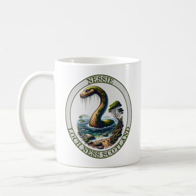 Taza De Café Nessie Loch Ness Scotland (Izquierda)