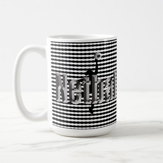 Taza De Café Netball El Juego, Café Mug (Izquierda)