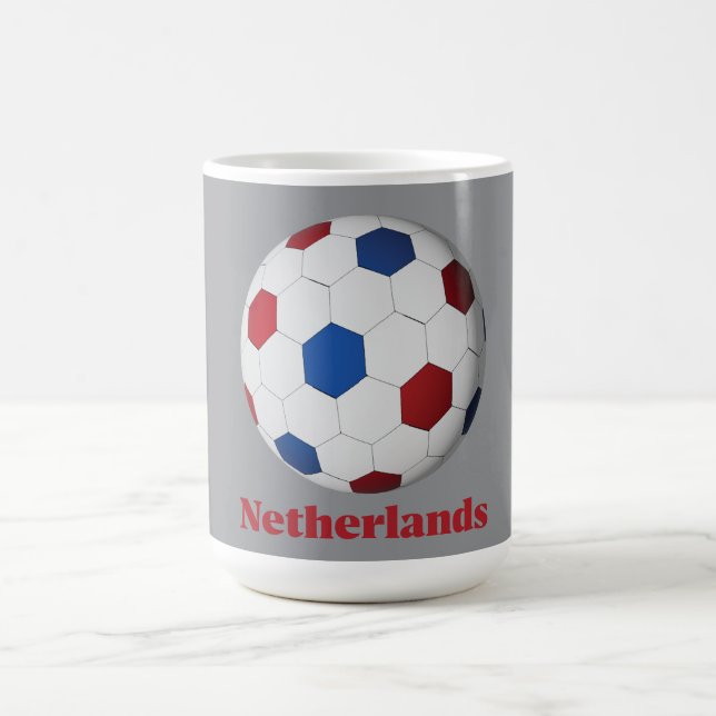Taza De Café Netherlands Soccer (Centro)