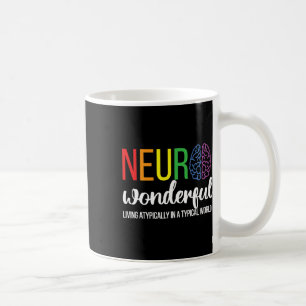 Taza De Café Neuro Maravilloso Neurodiversidad Autismo Neurodiv