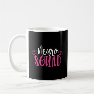 Taza De Café Neuro Squad Neurociencia Médica Neurología Enferme