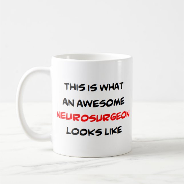 Taza De Café neurocirujano, increíble (Izquierda)