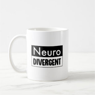 Taza De Café Neurodivergente Conciencia sobre la neurodiversi