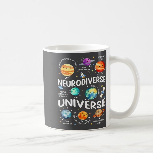 Taza De Café Neurodiverse Universe Iep Special Ed Paraprofessio (Derecha)