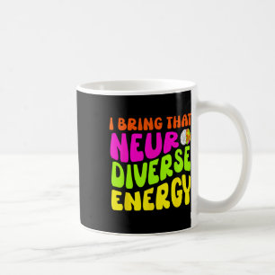 Taza De Café Neurodiversidad Autismo Camisas Adhd Asd Neurodive
