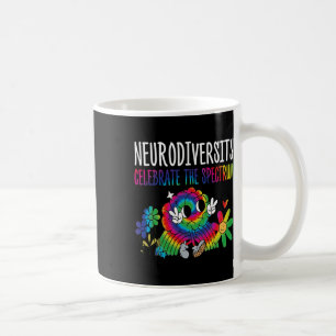 Taza De Café Neurodiversidad Autismo cerebral Conciencia Asd Ad