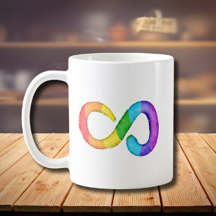 Taza De Café Neurodiversidad Autismo Conciencia Aceptación Arco