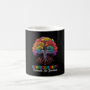 Taza De Café Neurodiversidad Celebra El Espectro Autismo