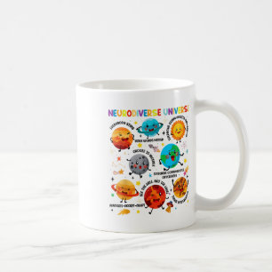 Taza De Café Neurodiverso Planeta Espacial Universo Educación E