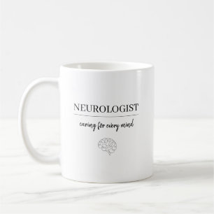 Taza De Café Neurólogo Personalizado que Cuida de Cada Mente